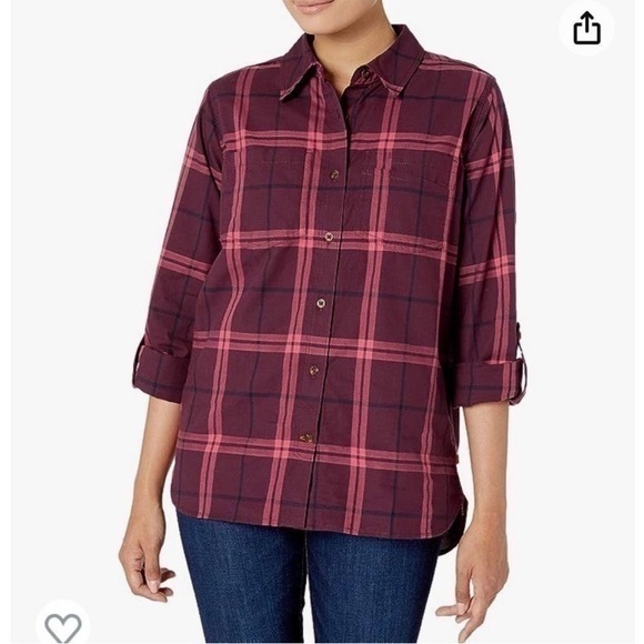 Carhartt plaid button down SIZE SMALL - Picture 1 of 5